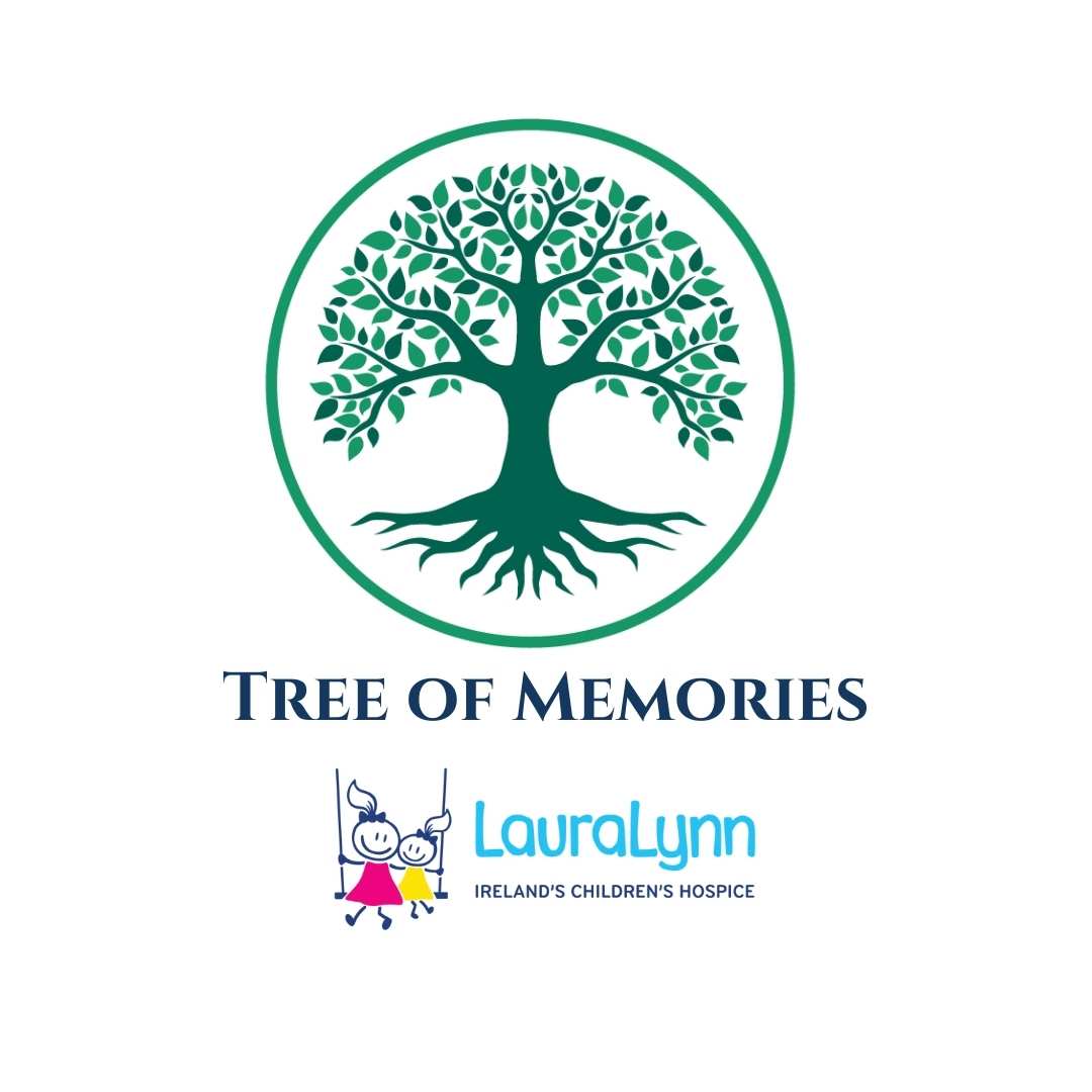 LauraLynn Icon logo with tree of life logo from irish trees