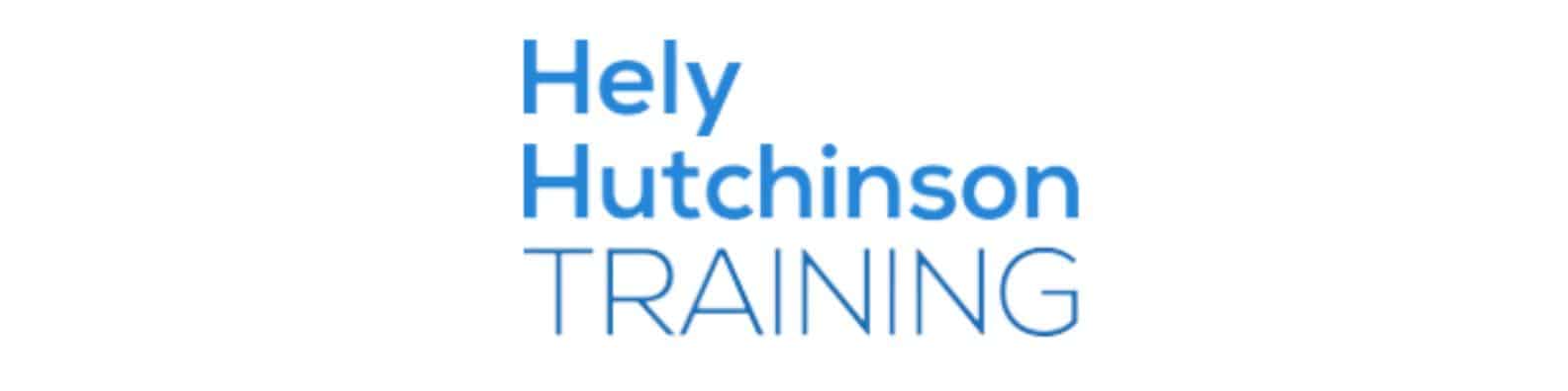 Hely Hutchinson Training Logo blue on white