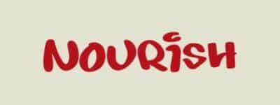 Nourish Tree Planting Patron of Irish trees at Dunsany Castle, nourish logo is red letters on cream background