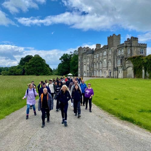 Dunsany castle aerial view