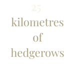 25 km of hedgrerows